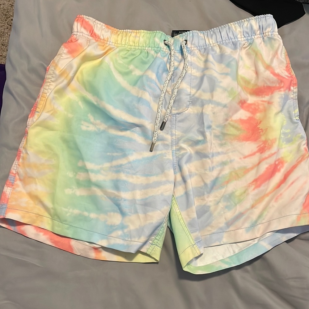 Mens tie dye board shorts